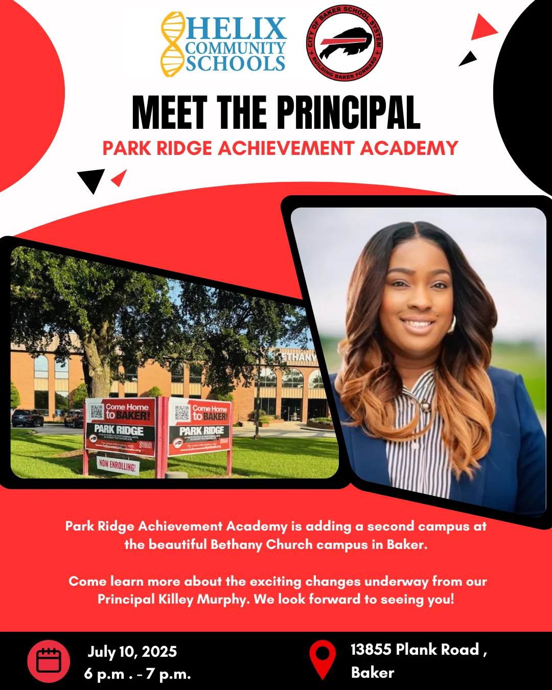 Graphic for Park Ridge Achievement Academy Meeting and Greet